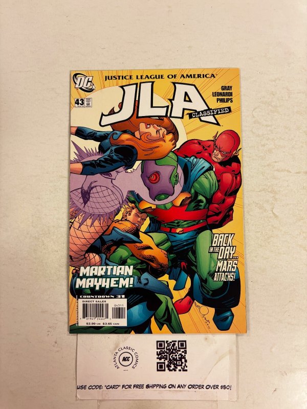 JLA Classified #43 (DC Comics), raw comic book in NM condition — front cover