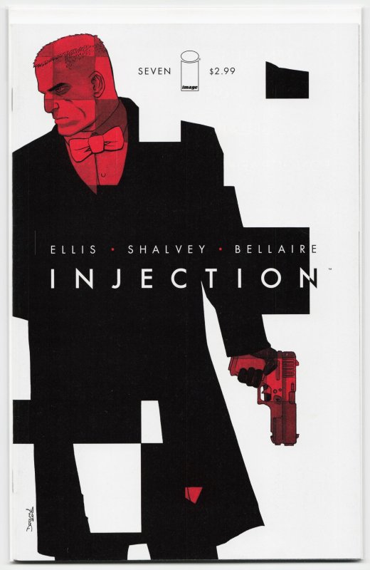 Injection #7 (Image Comics, 2016), raw, ungraded comic book — front cover