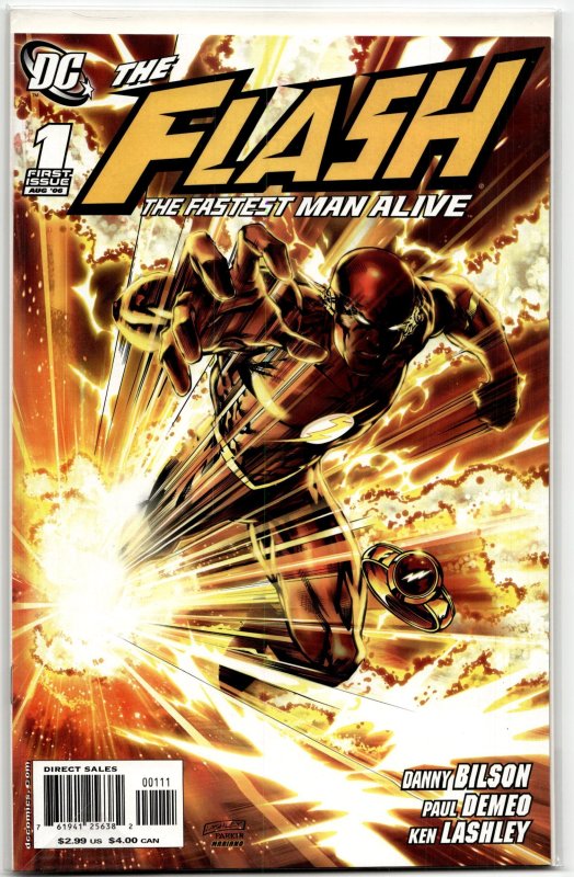 The Flash: The Fastest Man Alive #1 (2006), raw, ungraded comic book — front cover