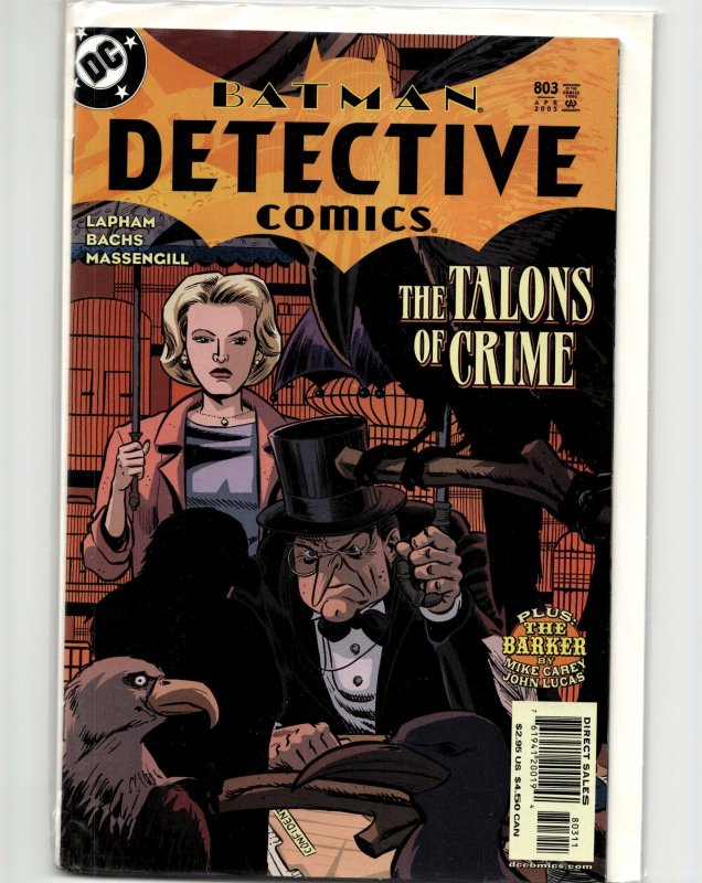 Detective Comics #803 (DC Comics, 2005), raw, ungraded comic book — front cover