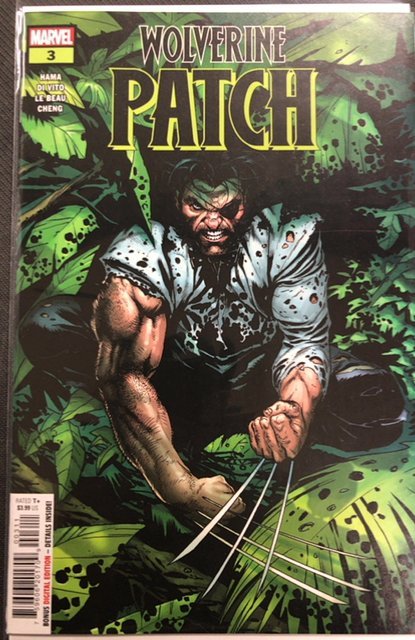 Wolverine: Patch #3 (Marvel Comics, 2022), raw, ungraded comic book — front cover