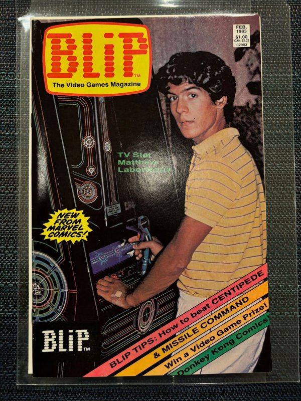 Blip #1 (1983), raw, ungraded comic book — front cover