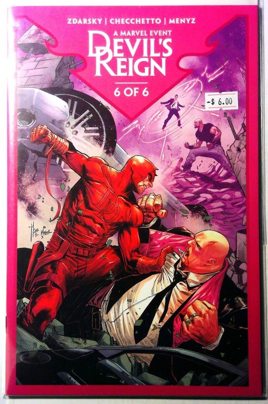 Devil's Reign #6 (Marvel Comics, 2022), raw, ungraded comic book — front cover