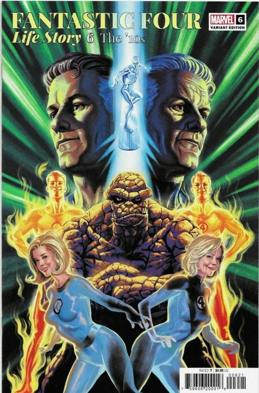 Fantastic Four: Life Story #6 (Marvel Comics, 2021), raw comic book in NM condition — front cover