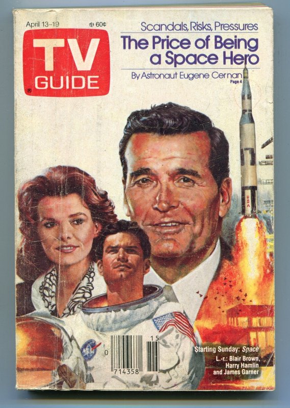 MAG: TV Guide-Space-New York-Metropolitan Edition-April 1985-VG (1985), raw comic book in VG condition — front cover