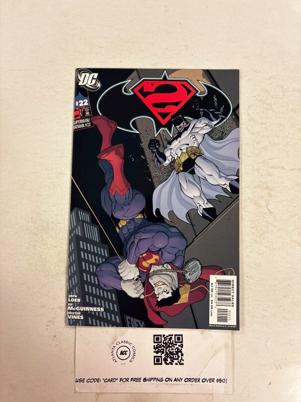 Superman Batman #22 (DC Comics), raw comic book in NM condition — front cover