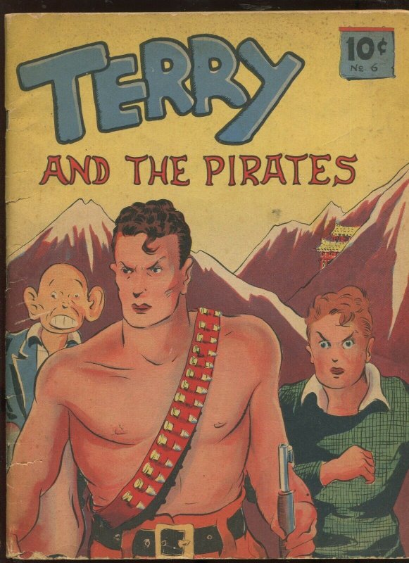 Terry and the Pirates #6, raw comic book in 4.5 condition — front cover