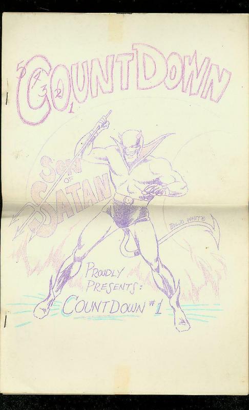 Countdown Comics Fanzine #1-1963-Biljo-Paul Gambaccini FN, raw comic book in FN condition — front cover