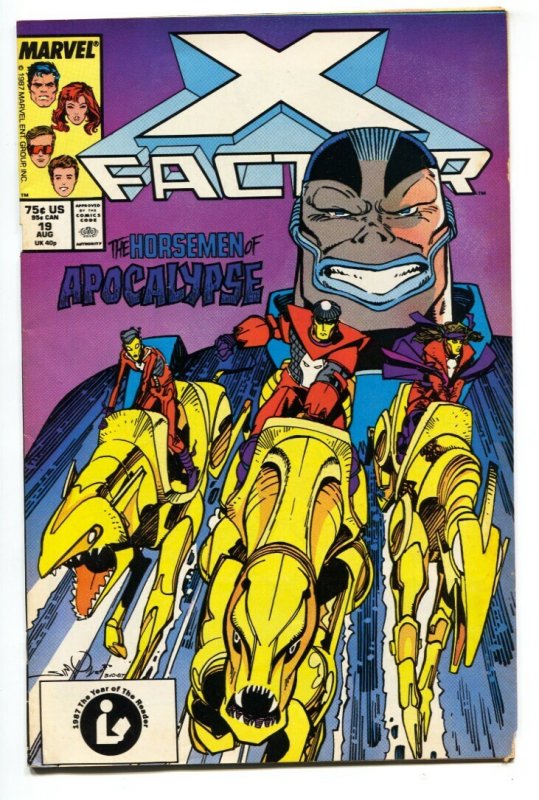 X-Factor #19 - 1987 - Marvel - VG+ - Comic Book (Marvel Comics, 1987), raw comic book in VG+ condition — front cover