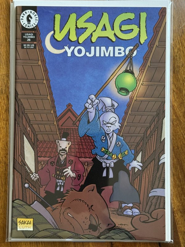 Usagi Yojimbo #26 (Dark Horse Comics, 1999), raw comic book in NM- 9.2 condition — front cover