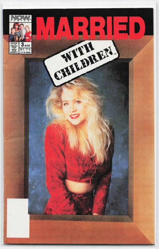 Married...With Children #3 (Now Comics, 1990), raw, ungraded comic book — front cover