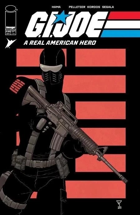 G.I. Joe: A Real American Hero #320 (2023), raw comic book in NM condition — front cover