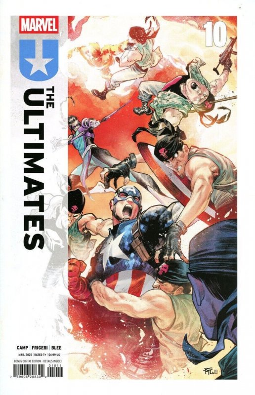 Ultimates #10 (Marvel Comics, 2024), raw comic book in NM condition — front cover