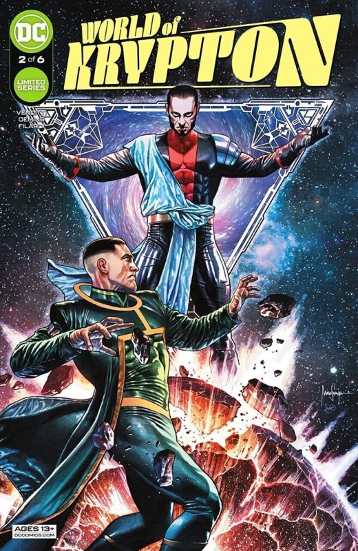 World of Krypton #2 (DC Comics, 2022), raw comic book in NM condition — front cover