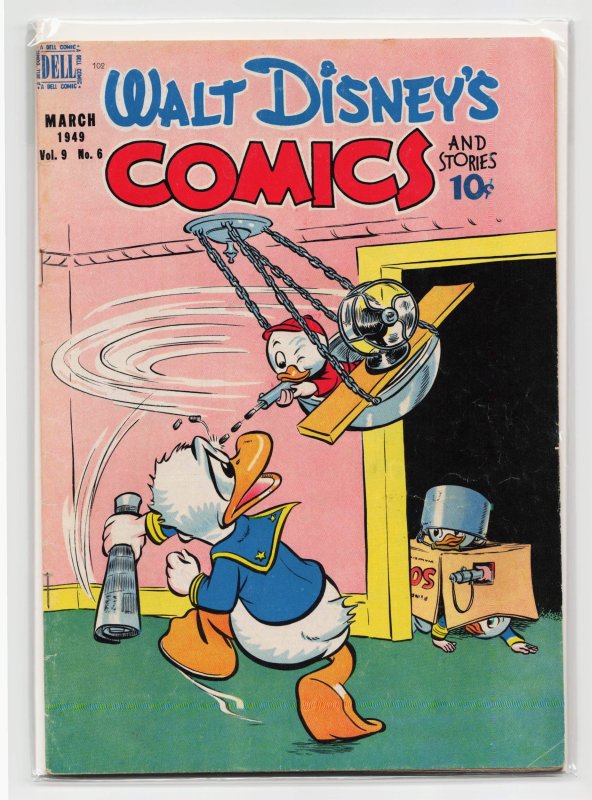Walt Disney's Comics and Stories #102 (Dell, 1949), raw, ungraded comic book — front cover