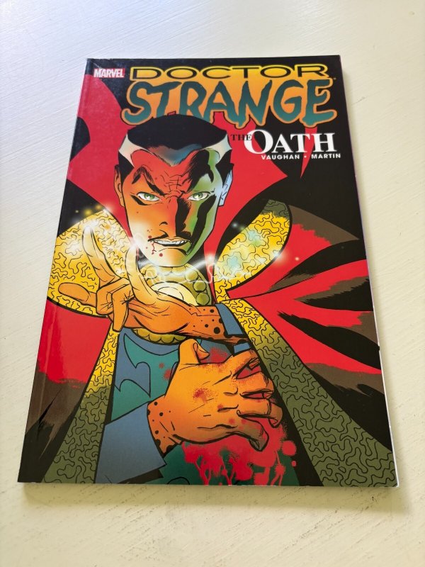 The Oath Doctor Strange Marvel Comics TPB Graphic Novel Book Vaughan #3, raw, ungraded comic book — front cover