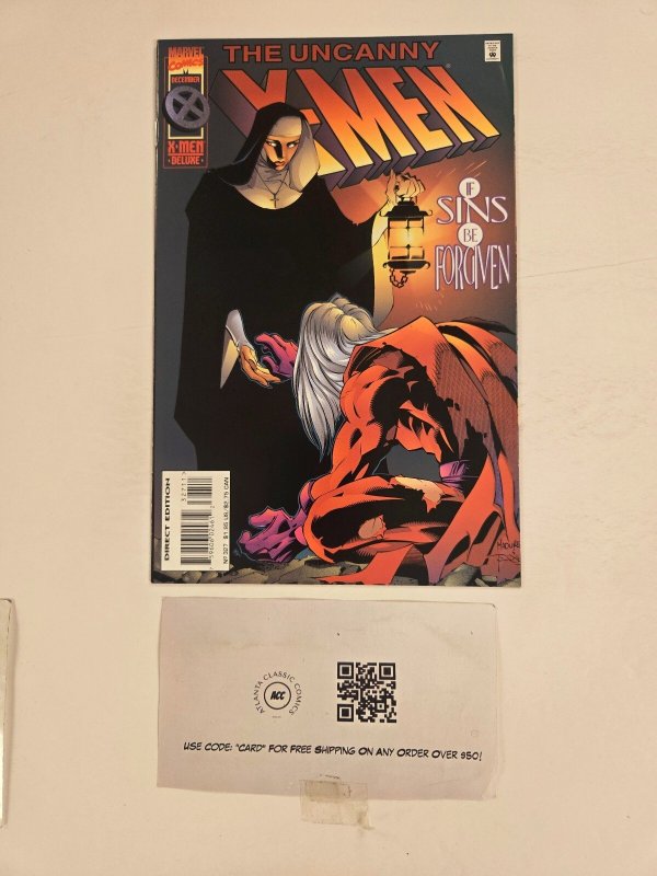 Uncanny X-Men #327 (Marvel Comics, 1995), raw comic book in NM condition — front cover
