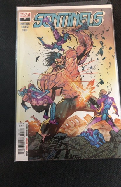 Sentinels #2 (2025), raw, ungraded comic book — front cover