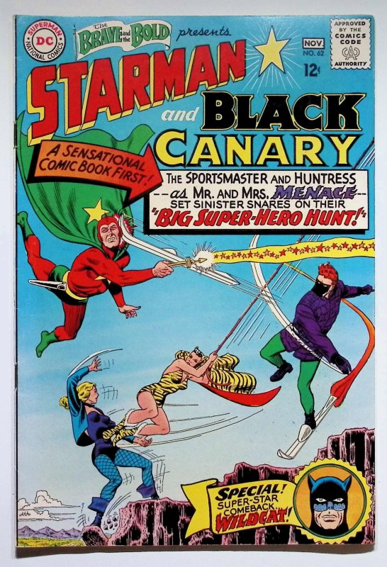 The Brave and the Bold #62 (DC Comics, 1965), raw, ungraded comic book — front cover