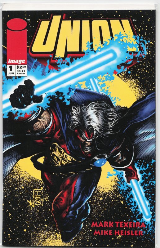 Union #1 (Malibu, 1993), raw, ungraded comic book — front cover