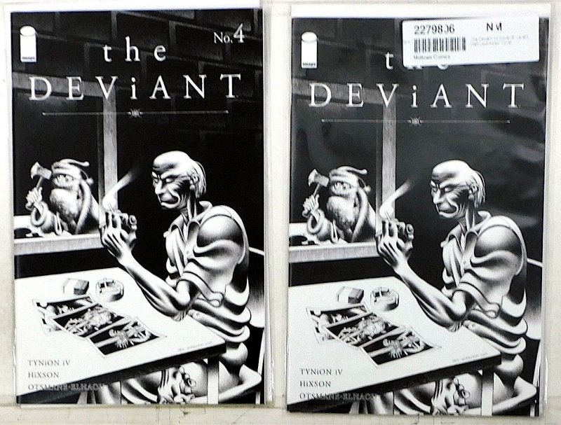 The Deviant Lot of 2 #4 B x2 (2024) Image Comics 9.4 NM 1st Print Comic Books (Image Comics, 2024), raw comic book in NM 9.4 condition — front cover