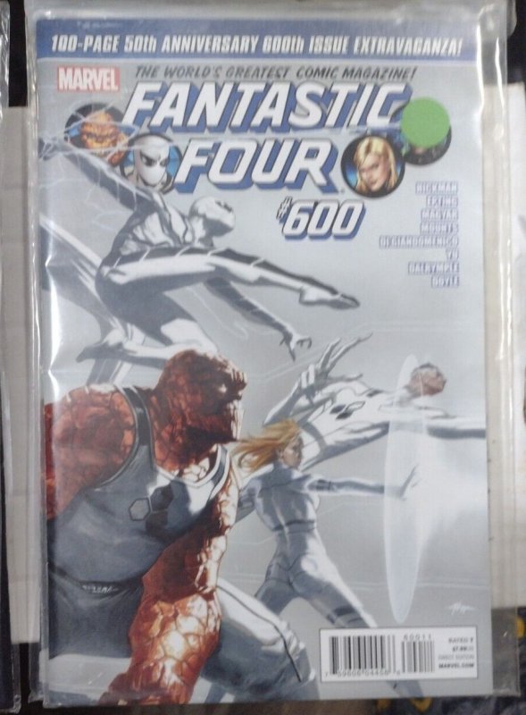 Fantastic Four #600 (Marvel Comics, 2012), raw, ungraded comic book — front cover