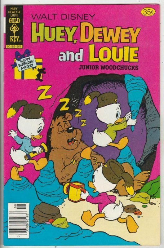 Huey Dewey and Louie Junior Woodchucks #51, raw comic book in NM- condition — front cover
