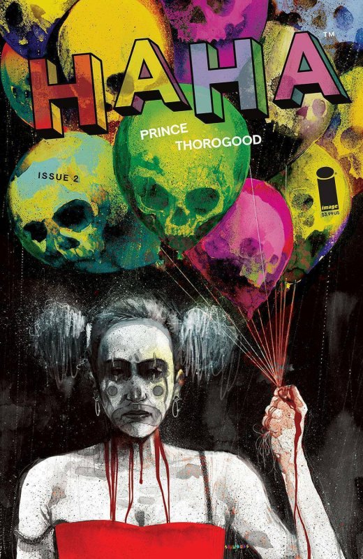 Haha #2 (Image Comics, 2021), raw comic book in VF/NM condition — front cover
