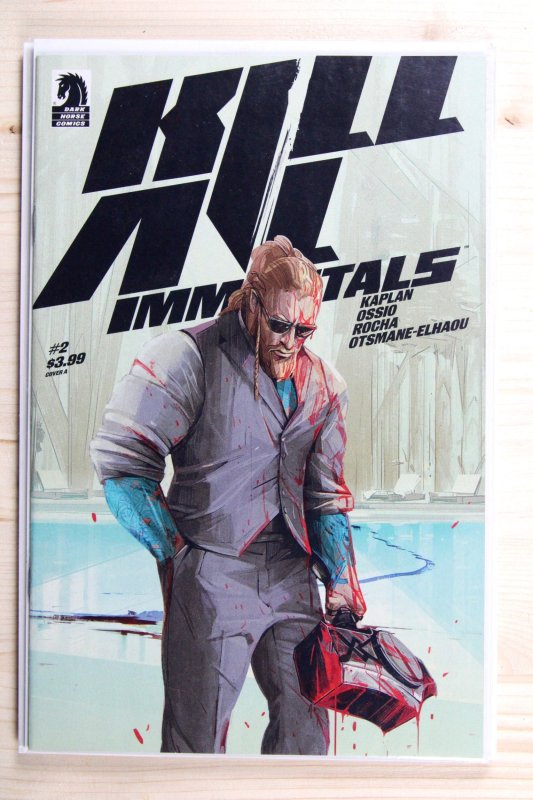 Kill All Immortals #2 (Dark Horse Comics, 2024), raw comic book in NM+ 9.6 condition — front cover
