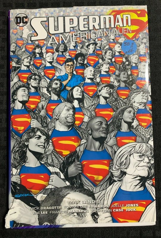 2016 Superman American Alien Hc/dj Vf/vg 1st DC Comics (DC Comics, 2016), raw comic book in VF condition — front cover