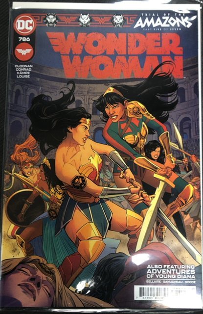 Wonder Woman #786 (DC Comics, 2022), raw, ungraded comic book — front cover