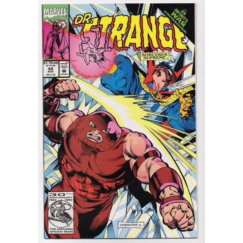 Doctor Strange: Sorcerer Supreme #44 (Marvel Comics, 1992), raw comic book in NM 9.4 condition — front cover