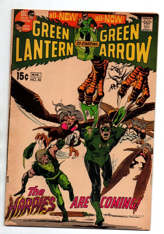 Green Lantern Corps #82 (DC Comics, 1971), raw comic book in FN condition — front cover