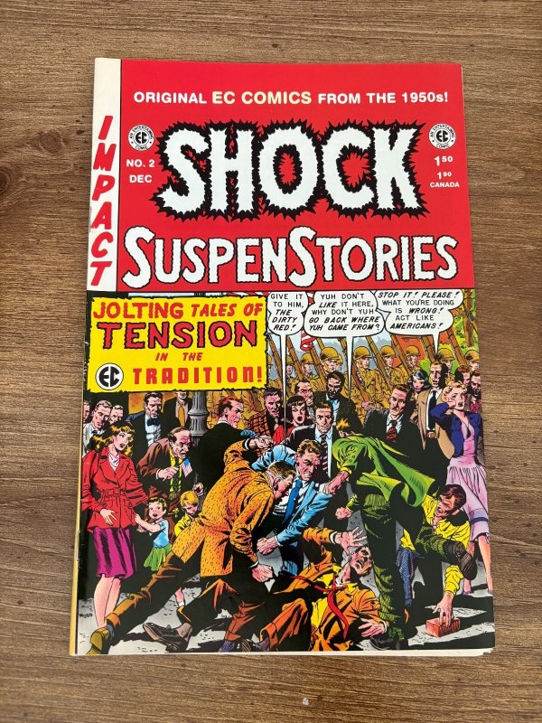 Shock Suspenstories #2 (EC Comics), raw comic book in NM- condition — front cover