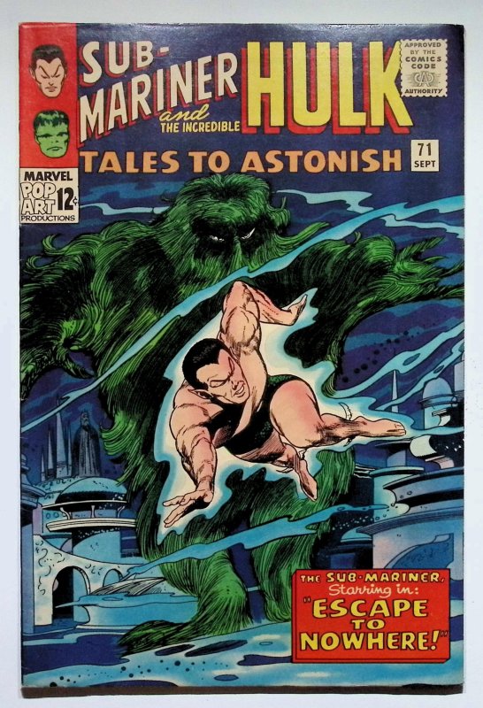 Tales to Astonish #71 (Marvel Comics, 1965), raw, ungraded comic book — front cover