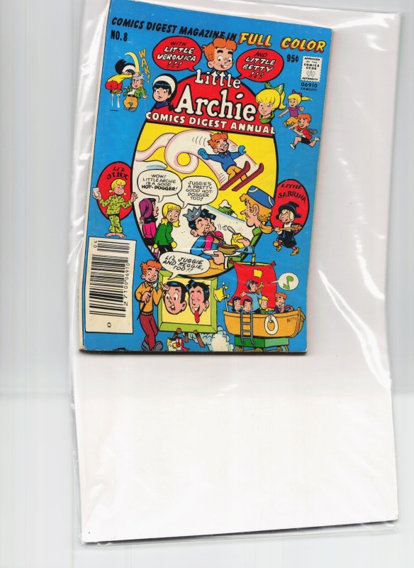 Little Archie Comics Digest Magazine #8 (Archie Comics, 1981), raw, ungraded comic book — front cover