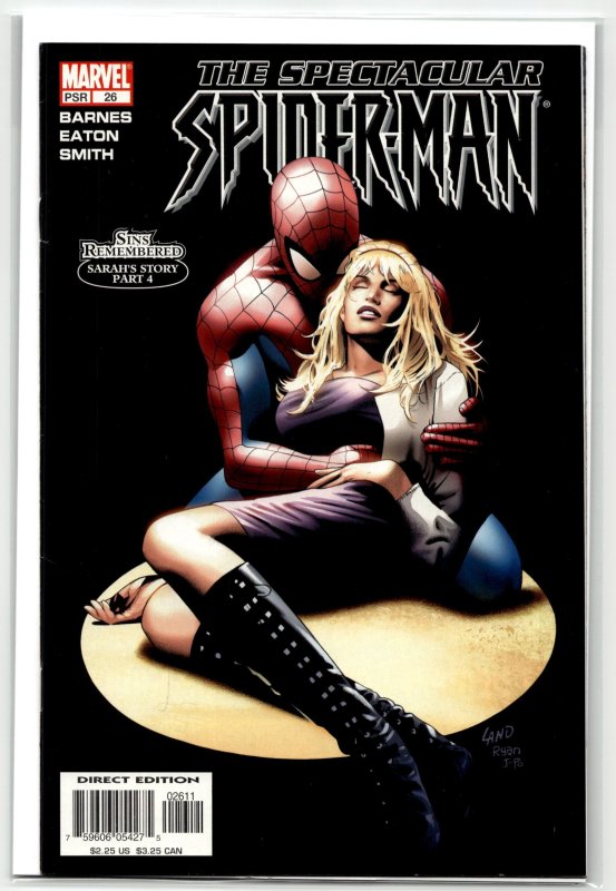 Spectacular Spider-Man #26 (Marvel Comics, 2005), raw, ungraded comic book — front cover