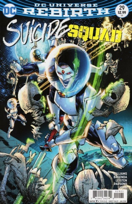 Suicide Squad #29 (DC Comics, 2017), raw, ungraded comic book — front cover