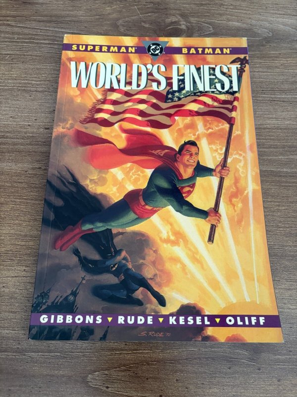 Superman Batman World's Finest TPB Graphic Novel Comic Book 1-3 Compiled 11 J327, raw, ungraded comic book — front cover