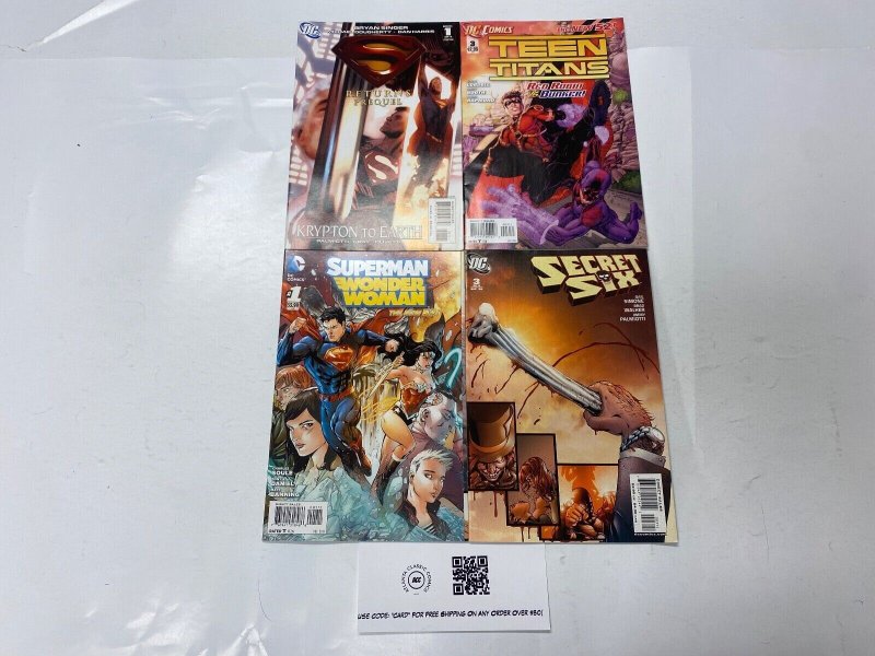 4 DC Comic Books Returns Prequel Teen Titans #3, raw, ungraded comic book — front cover
