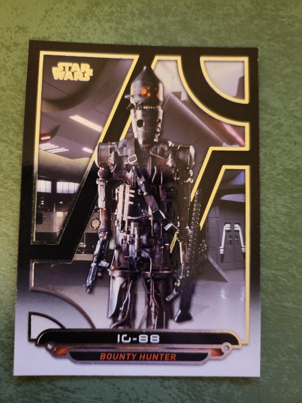 2018 Star Wars Galactic Files #ESB-7 IG-88 (2018), raw, ungraded comic book — front cover