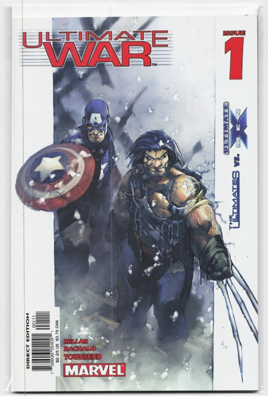 Ultimate War #1 (Marvel Comics, 2003), raw, ungraded comic book — front cover