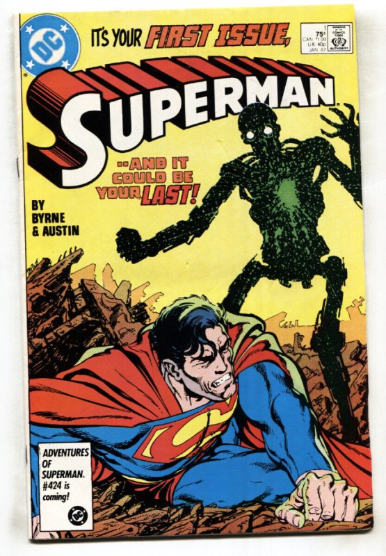 Superman #1 (DC Comics), raw, ungraded comic book — front cover