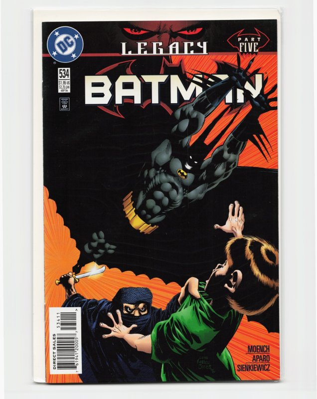 Batman #534 (DC Comics, 1996), raw, ungraded comic book — front cover