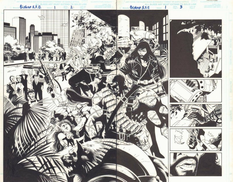 Bishop: XSE #1 (1998), raw, ungraded comic book — front cover