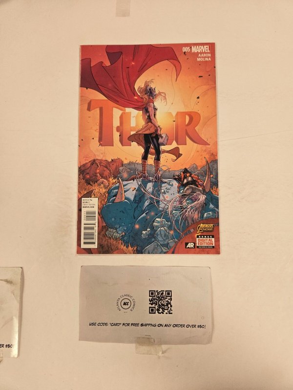 Thor #5 (Marvel Comics), raw comic book in NM condition — front cover