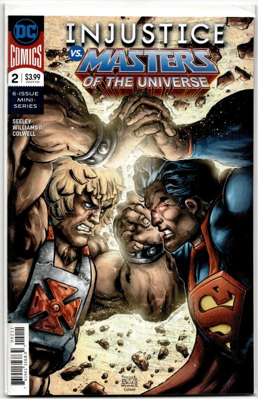 Injustice vs. Masters of the Universe #2 (DC Comics, 2018), raw, ungraded comic book — front cover