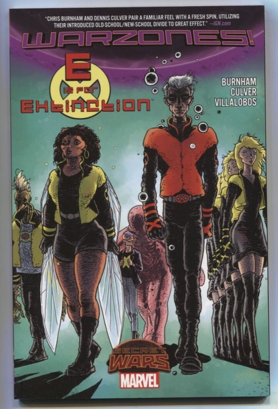 E Is for Extinction: Warzones! Trade Paperback 2016 (2016), raw, ungraded comic book — front cover