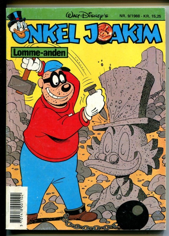 Onkel Joakim #9 (1988), raw comic book in VG condition — front cover