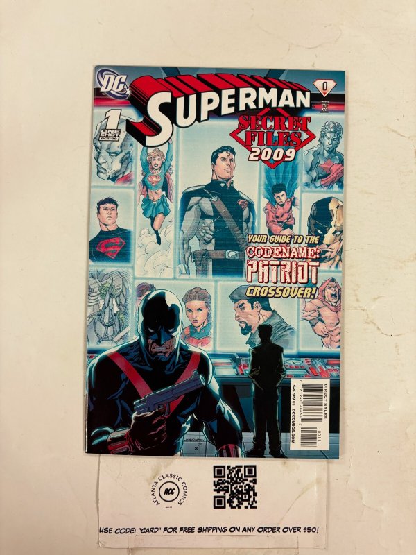 Superman Secret Files #1 (DC Comics, 2009), raw comic book in NM condition — front cover